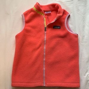 Girls Patagonia vest 5T fleece